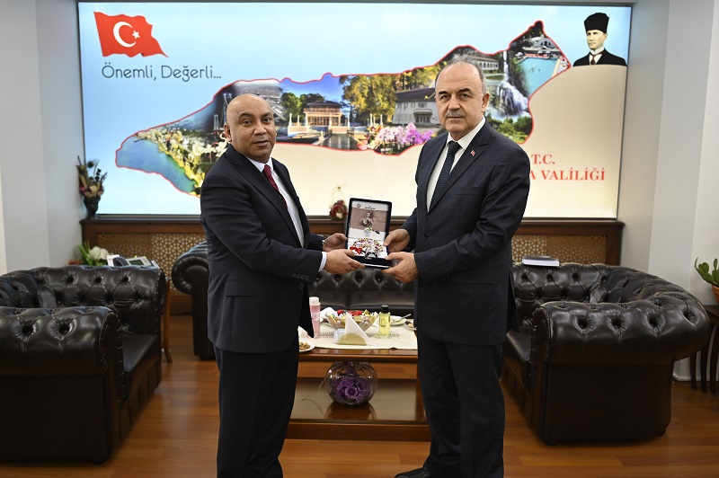Kuveyt İstanbul Başkonsolosu Mohammad S.A.S. Alsharji, Vali Muammer Erol’u Ziyaret Etti
