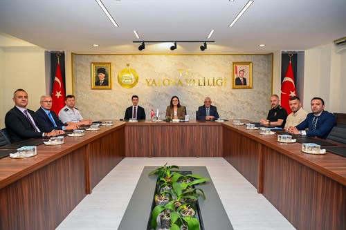Vali Dr. Hülya Kaya Başkanlığında Güvenlik ve Acil Durumlar Koordinasyon Toplantısı Gerçekleştirildi