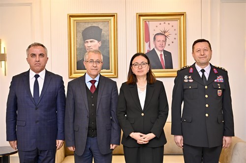 Jandarma Asayiş Vakfından Vali Kaya'ya ziyaret