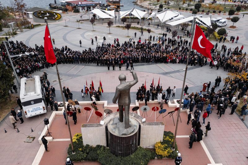 ATATÜRK VEFATININ 86.YILINDA YALOVA’DA ANILDI